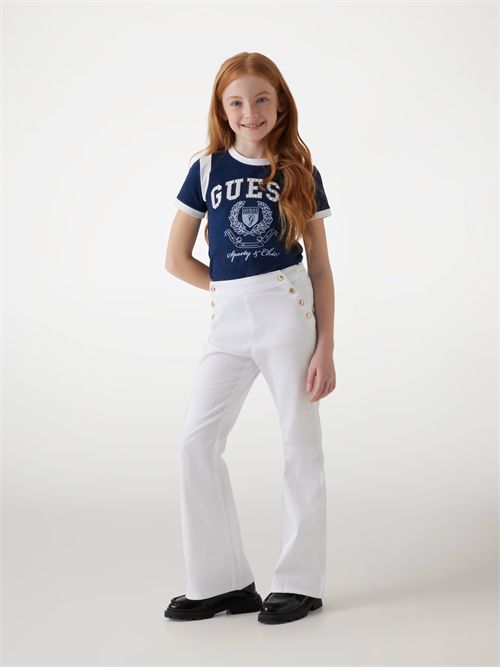 jeans girl white GUESS | J5RB04WF7H0/G011